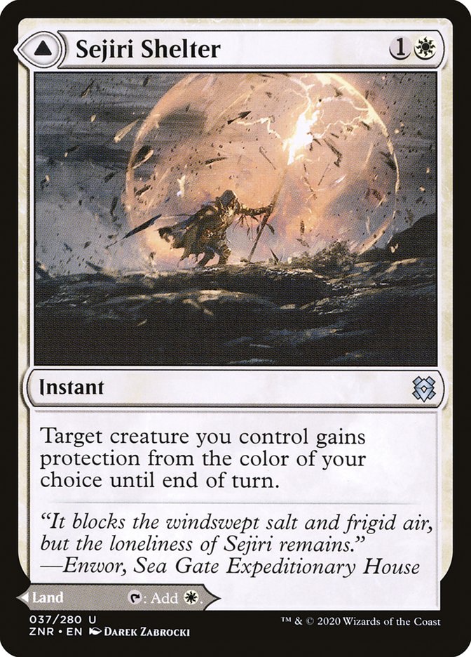 {C} Sejiri Shelter // Sejiri Glacier [Zendikar Rising][ZNR 037]