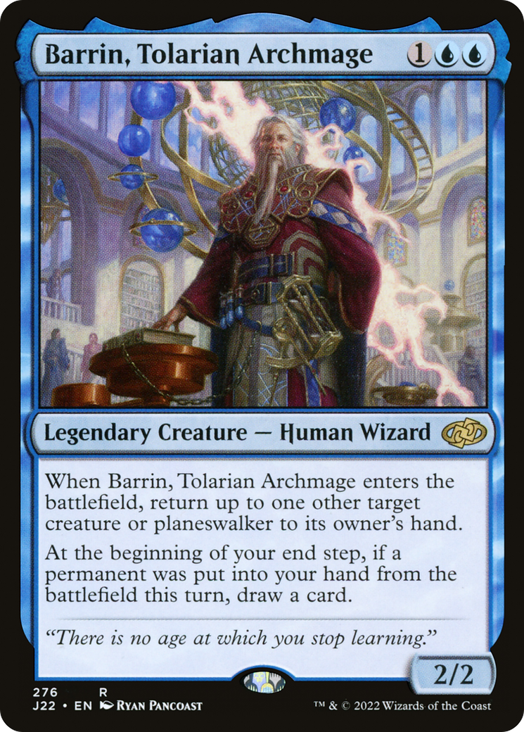 {R} Barrin, Tolarian Archmage [Jumpstart 2022][J22 276]