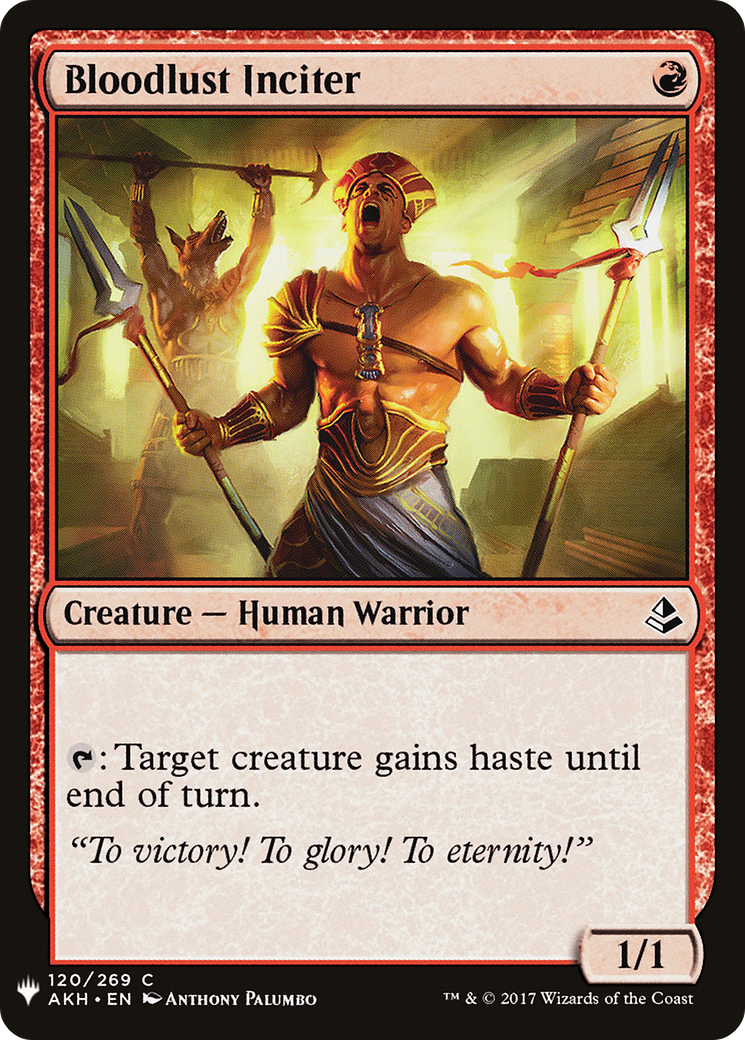 {C} Bloodlust Inciter [Mystery Booster][LS AKH 120]
