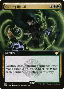 {R} Culling Ritual (Extended Art) [Strixhaven: School of Mages][STX 337] - Misty Mountain Games