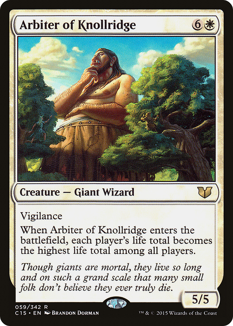 {R} Arbiter of Knollridge [Commander 2015][C15 059]
