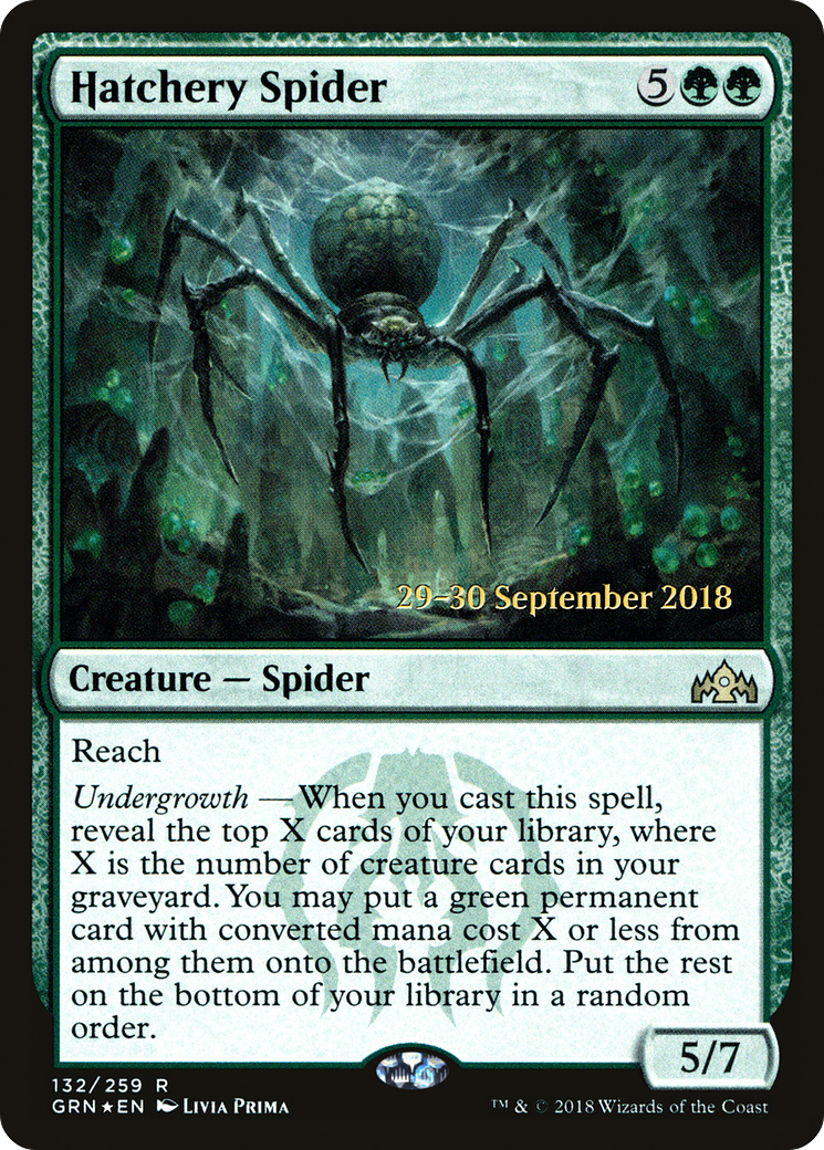 {R} Hatchery Spider [Guilds of Ravnica Prerelease Promos][PR GRN 132] - Misty Mountain Games