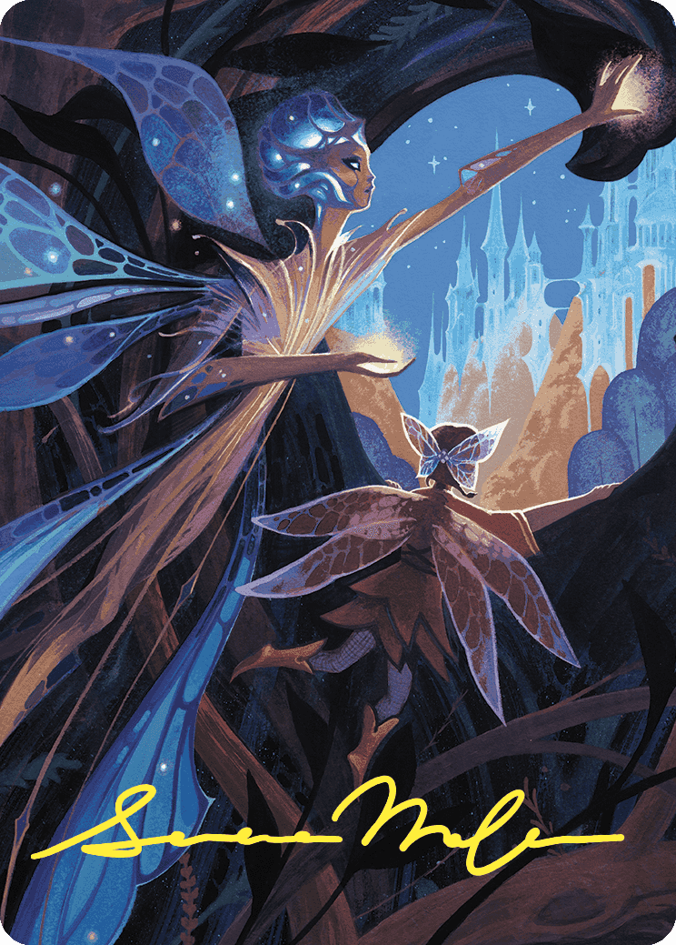 {A} Kindred Discovery Art Card (Gold-Stamped Signature) [Wilds of Eldraine Art Series][GS AWOE 067]