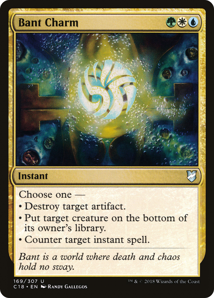 {C} Bant Charm [Commander 2018][C18 169]