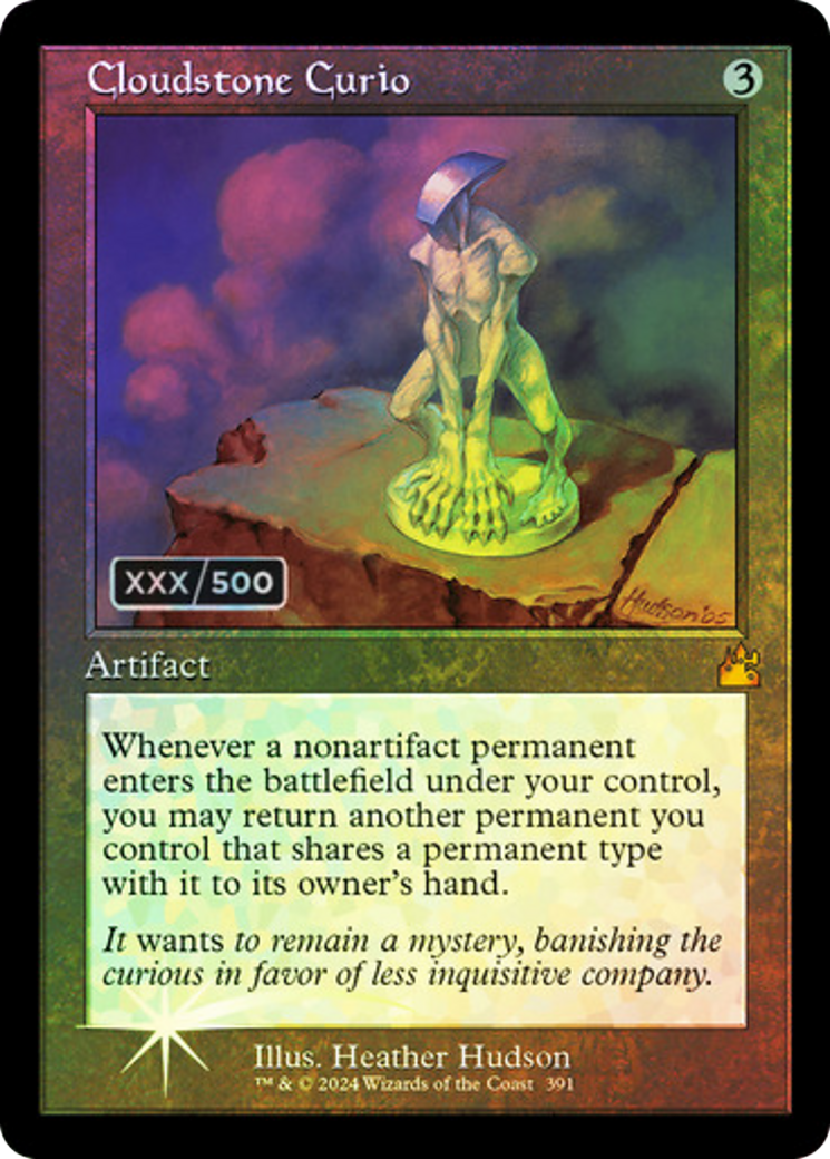 {R} Cloudstone Curio (Retro) (Serialized) [Ravnica Remastered][SR RVR 391]