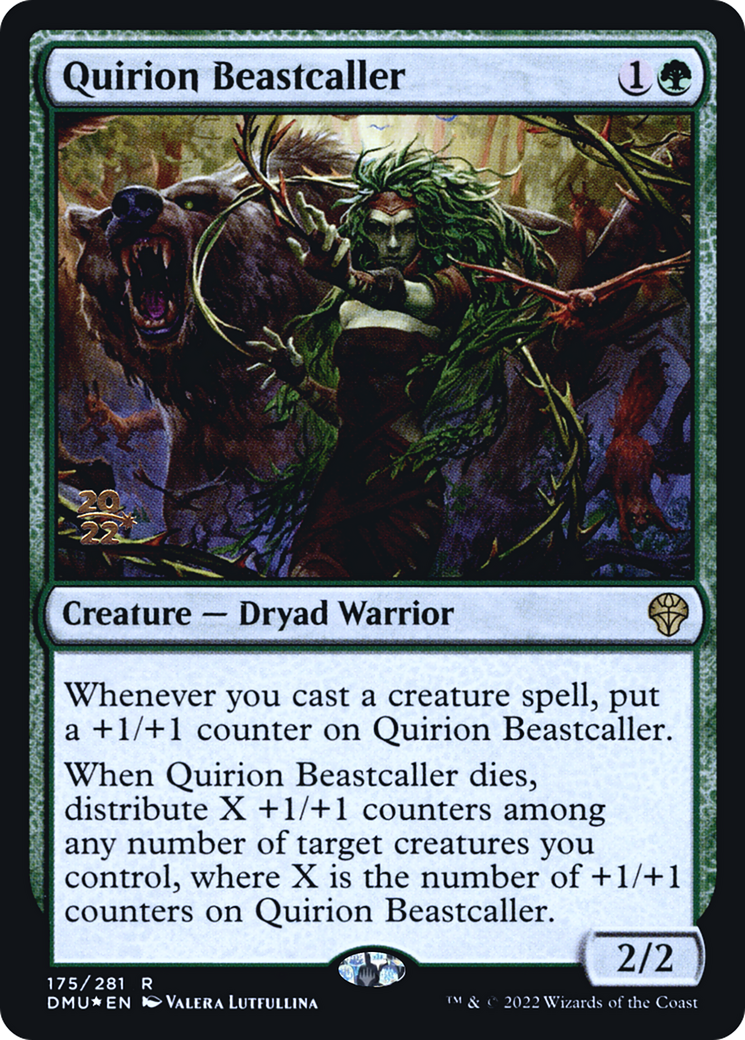 {R} Quirion Beastcaller [Dominaria United Prerelease Promos][PR DMU 175]