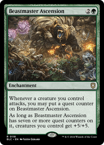 {R} Beastmaster Ascension [Bloomburrow Commander][BLC 118]