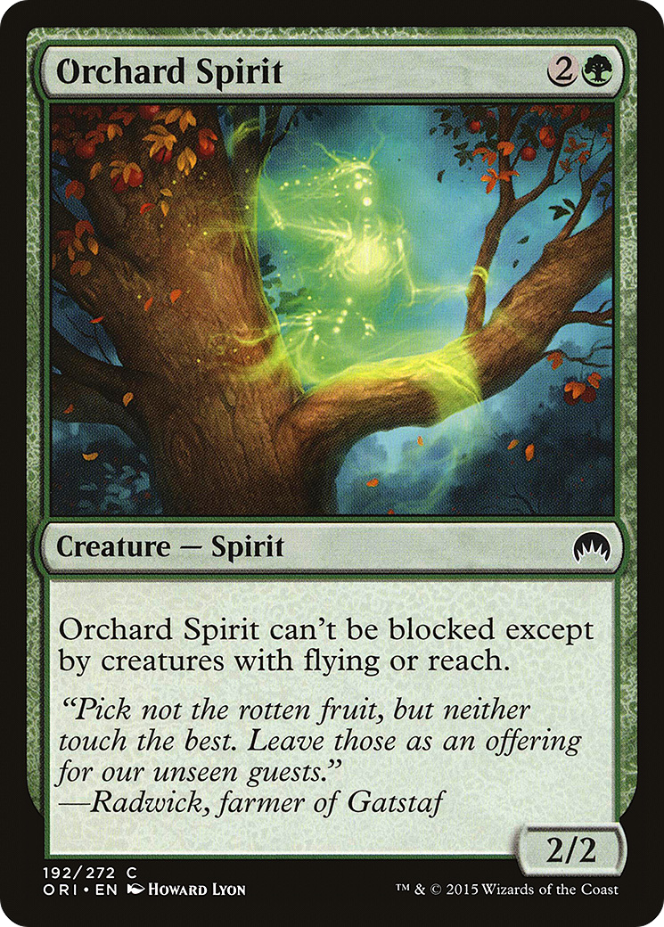 {C} Orchard Spirit [Magic Origins][ORI 192]