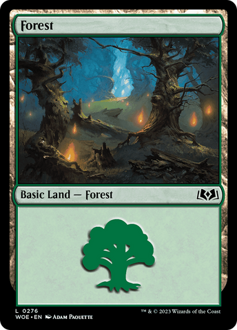 {B} Forest (0276) [Wilds of Eldraine][WOE 276]