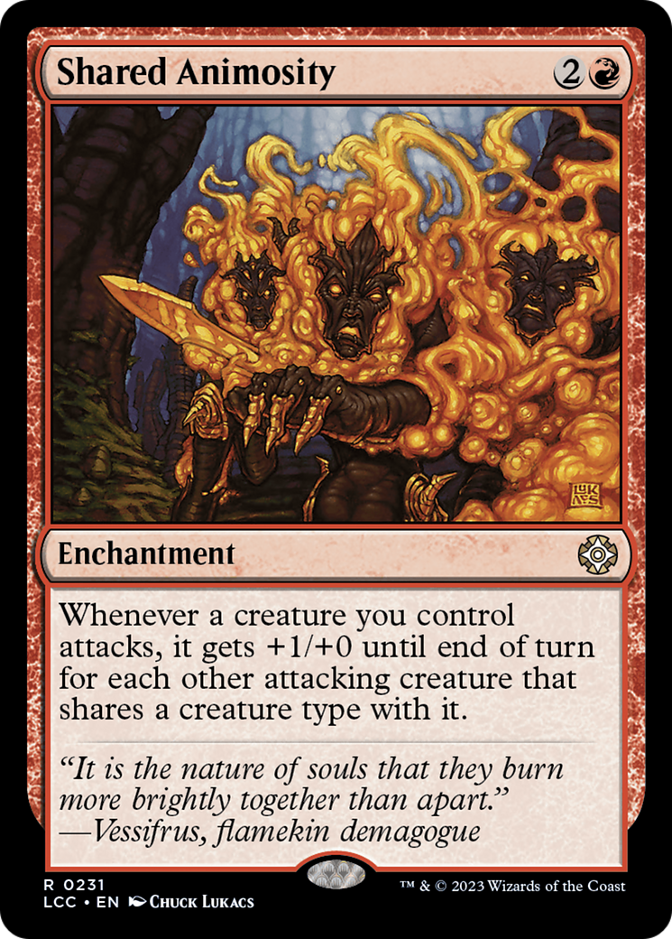 {R} Shared Animosity [The Lost Caverns of Ixalan Commander][LCC 231]