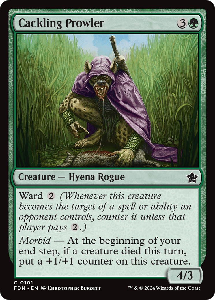 {@C} Cackling Prowler [Foundations][FDN 101]