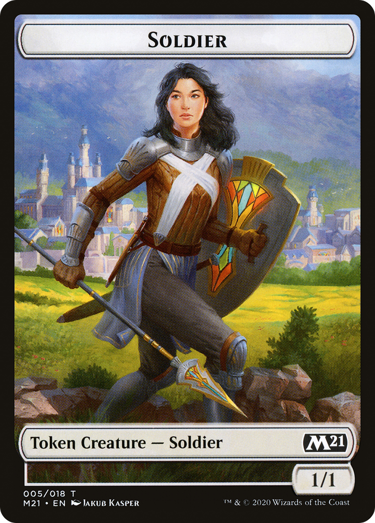 {T} Soldier Token [Core Set 2021 Tokens][TM21 005]