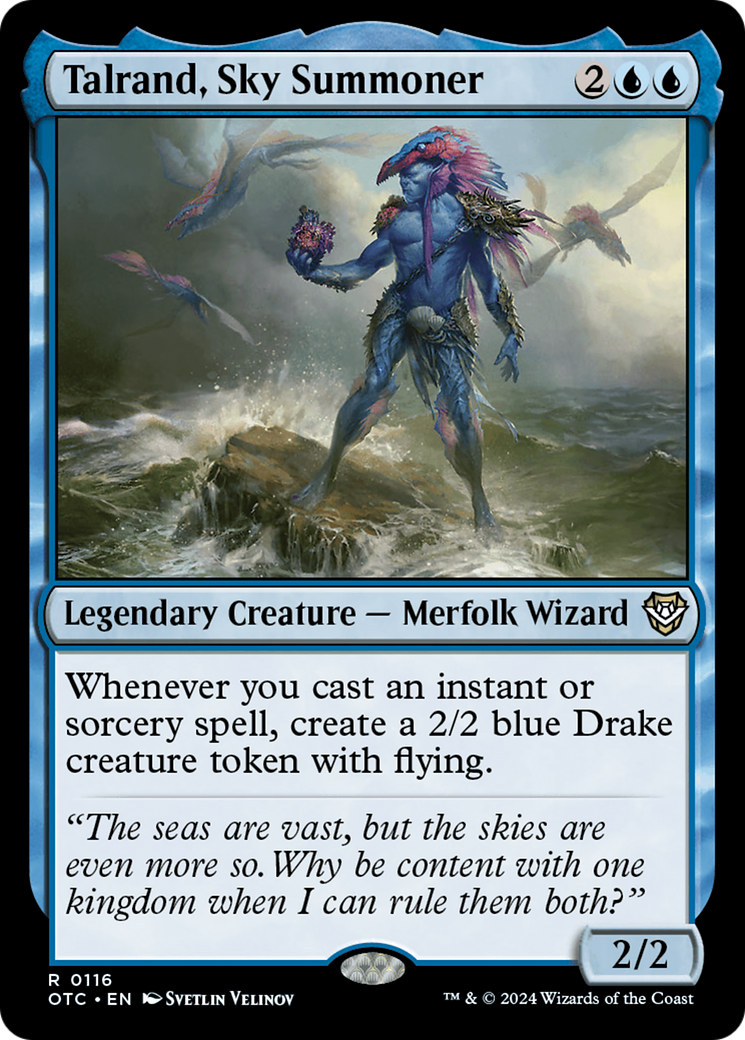 {R} Talrand, Sky Summoner [Outlaws of Thunder Junction Commander][OTC 116]