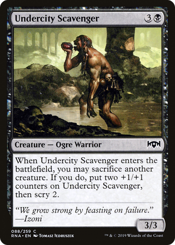 {C} Undercity Scavenger [Ravnica Allegiance][RNA 088]