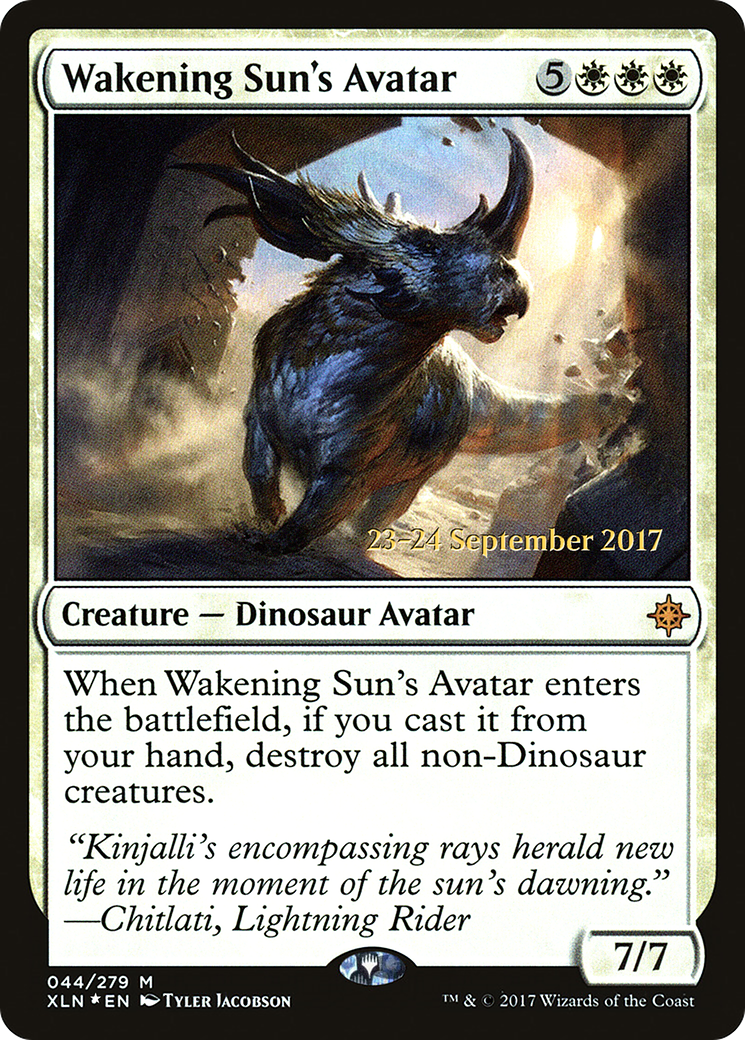 {R} Wakening Sun's Avatar [Ixalan Prerelease Promos][PR XLN 044] - Misty Mountain Games