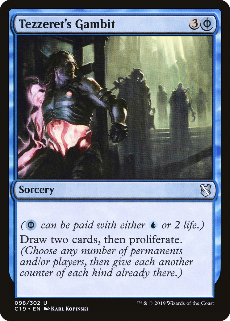 {C} Tezzeret's Gambit [Commander 2019][C19 098]