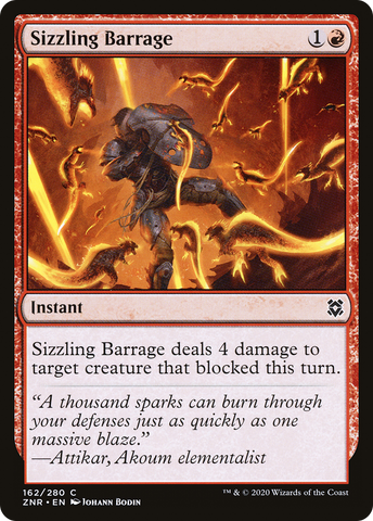 {C} Sizzling Barrage [Zendikar Rising][ZNR 162]