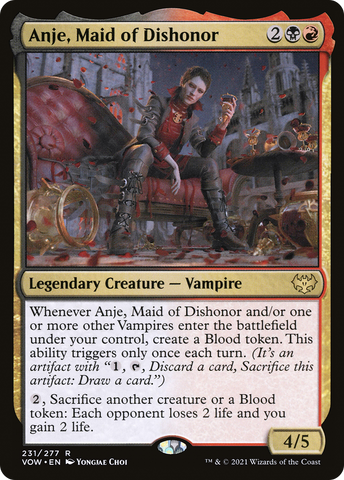 {R} Anje, Maid of Dishonor [Innistrad: Crimson Vow][VOW 231]