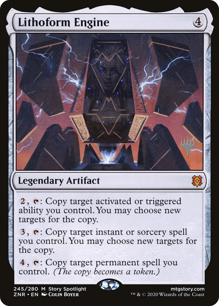 {R} Lithoform Engine (Promo Pack) [Zendikar Rising Promos][PP ZNR 245]