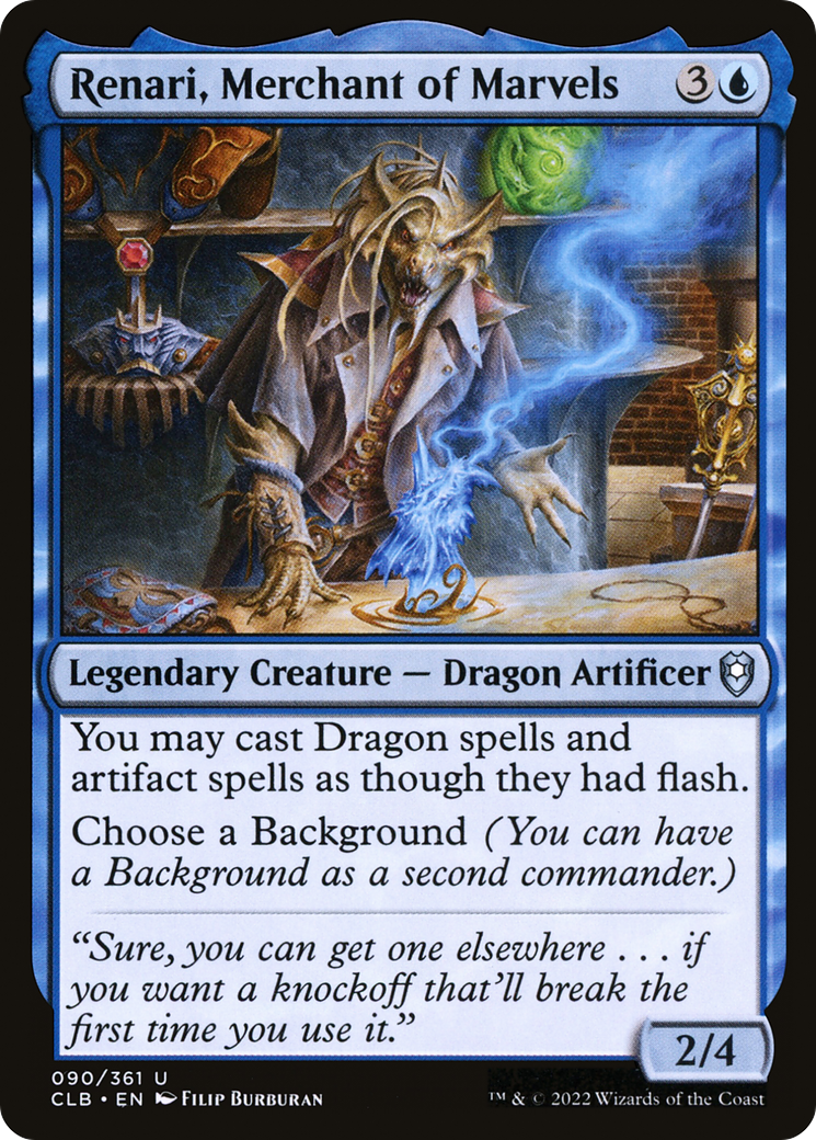 {C} Renari, Merchant of Marvels [Commander Legends: Battle for Baldur's Gate][CLB 090]