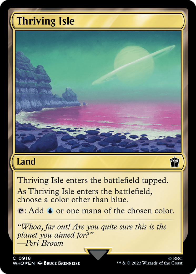 {C} Thriving Isle (Surge Foil) [Doctor Who][WHO 918]