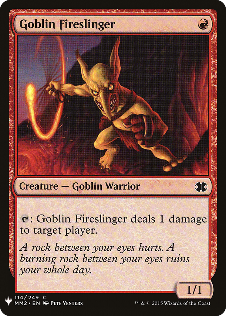 {C} Goblin Fireslinger [Mystery Booster][LS MM2 114]