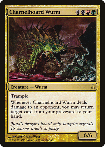 {R} Charnelhoard Wurm [Commander 2013][C13 180]