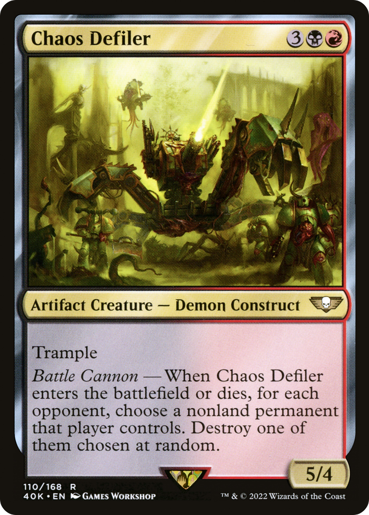 {R} Chaos Defiler [Universes Beyond: Warhammer 40,000][40K 110]