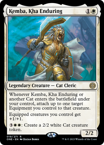 {R} Kemba, Kha Enduring (Promo Pack) [Phyrexia: All Will Be One Promos][PP ONE 019]