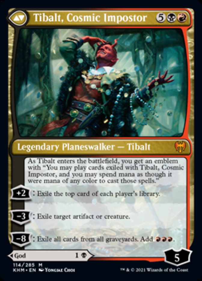 {R} Valki, God of Lies // Tibalt, Cosmic Impostor [Kaldheim][KHM 114]
