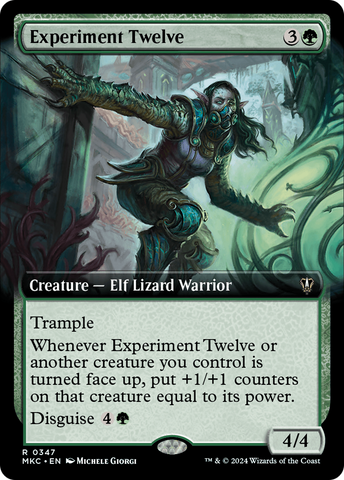 {R} Experiment Twelve (Extended Art) [Murders at Karlov Manor Commander][MKC 347]