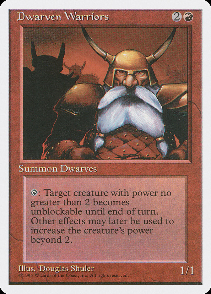 {C} Dwarven Warriors [Fourth Edition][4ED 187]