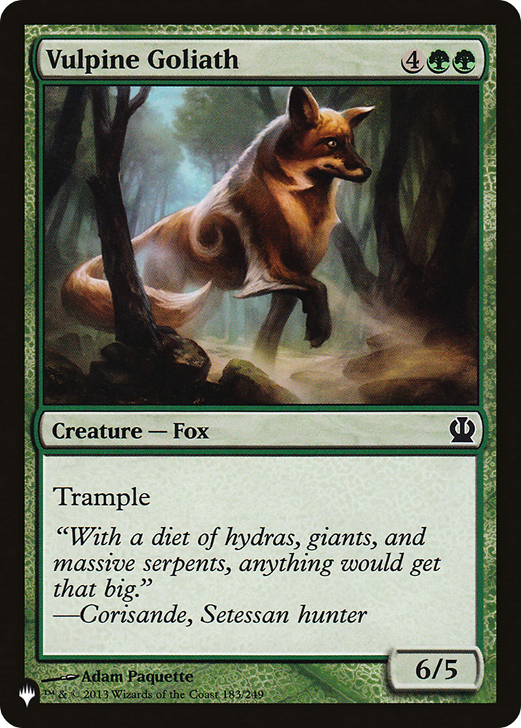 Vulpine Goliath [LIST THS-183]