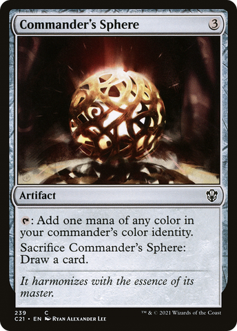 {C} Commander's Sphere [Commander 2021][C21 239]