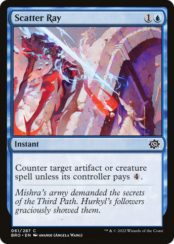 {C} Scatter Ray [The Brothers' War][BRO 061]