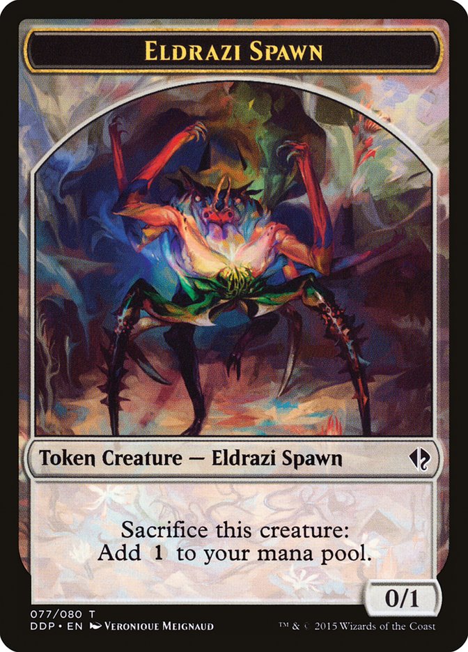 {T} Eldrazi Spawn Token (077/080) [Duel Decks: Zendikar vs. Eldrazi][TDDP 077]