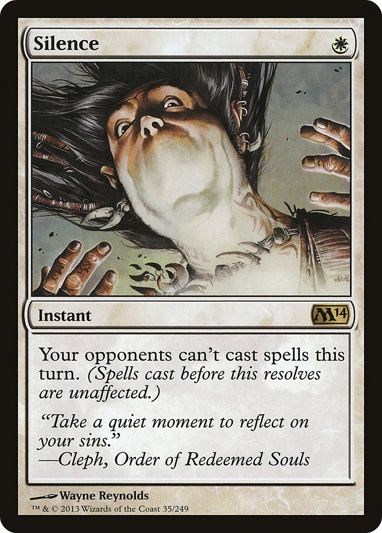 {R} Silence [Magic 2014][M14 035] - Misty Mountain Games