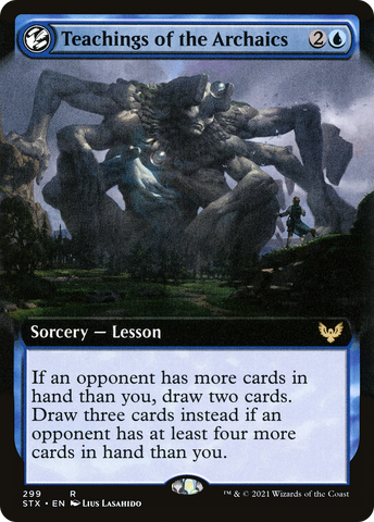 {R} Teachings of the Archaics (Extended Art) [Strixhaven: School of Mages][STX 299]