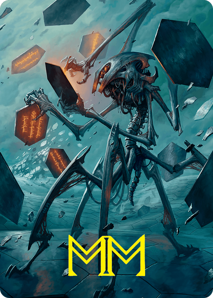 {A} Scrawling Crawler Art Card (50/54) (Gold-Stamped Signature) [Foundations Art Series][GS AFDN 050]