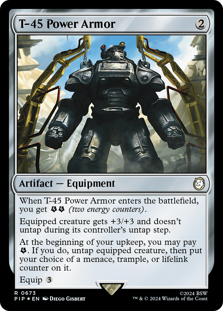 {R} T-45 Power Armor (Surge Foil) [Fallout][PIP 673]