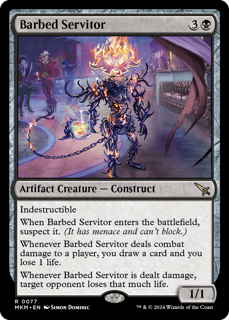 {@R} Barbed Servitor [Murders at Karlov Manor][MKM 077]