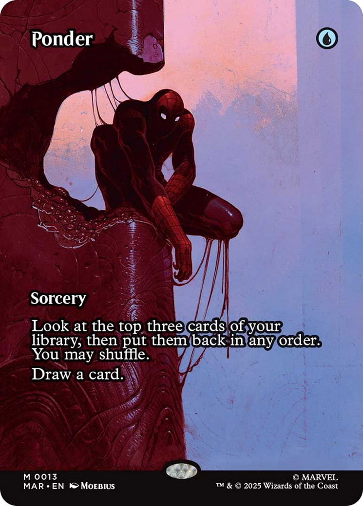 {@@ MAR R} Ponder (Borderless) [Marvel's Spider-Man: Eternal-Legal] [SPE 013]