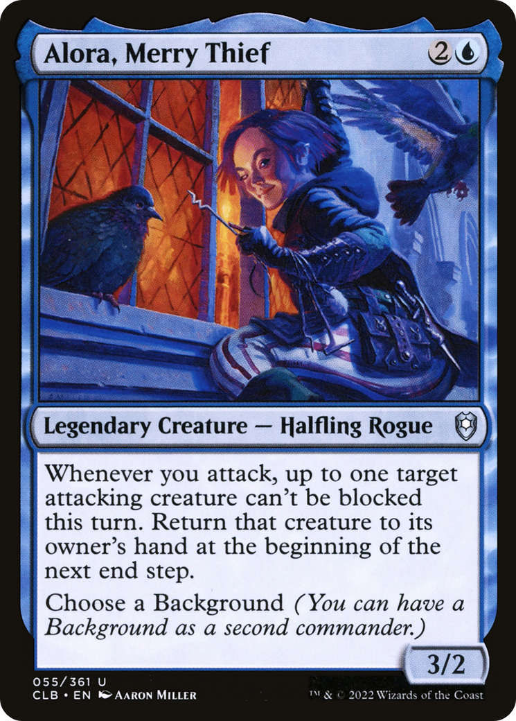 {C} Alora, Merry Thief [Commander Legends: Battle for Baldur's Gate][CLB 055]