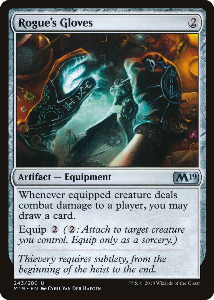 {C} Rogue's Gloves [Core Set 2019][M19 243]