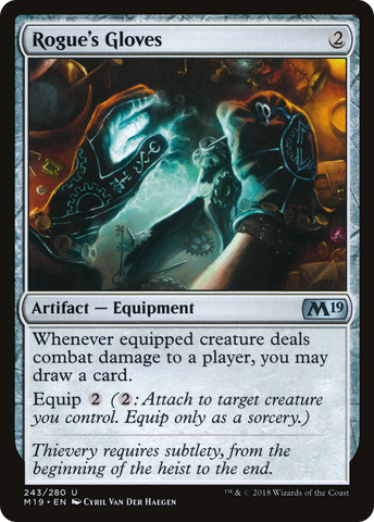 {C} Rogue's Gloves [Core Set 2019][M19 243]