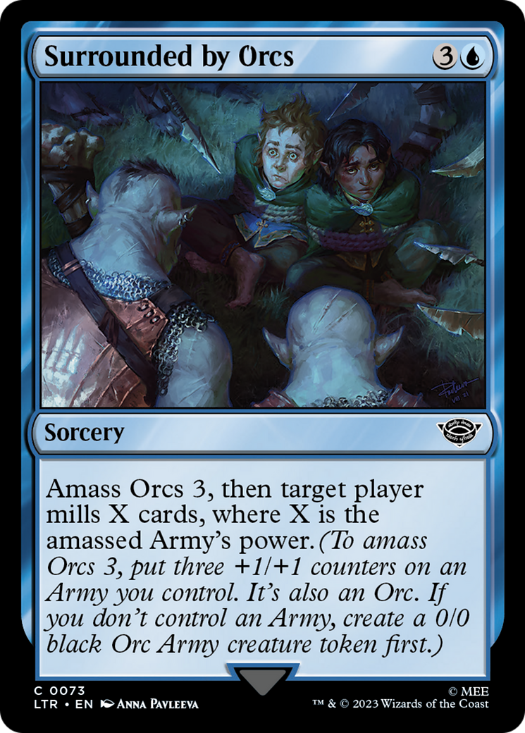 {C} Surrounded by Orcs [The Lord of the Rings: Tales of Middle-Earth][LTR 073]