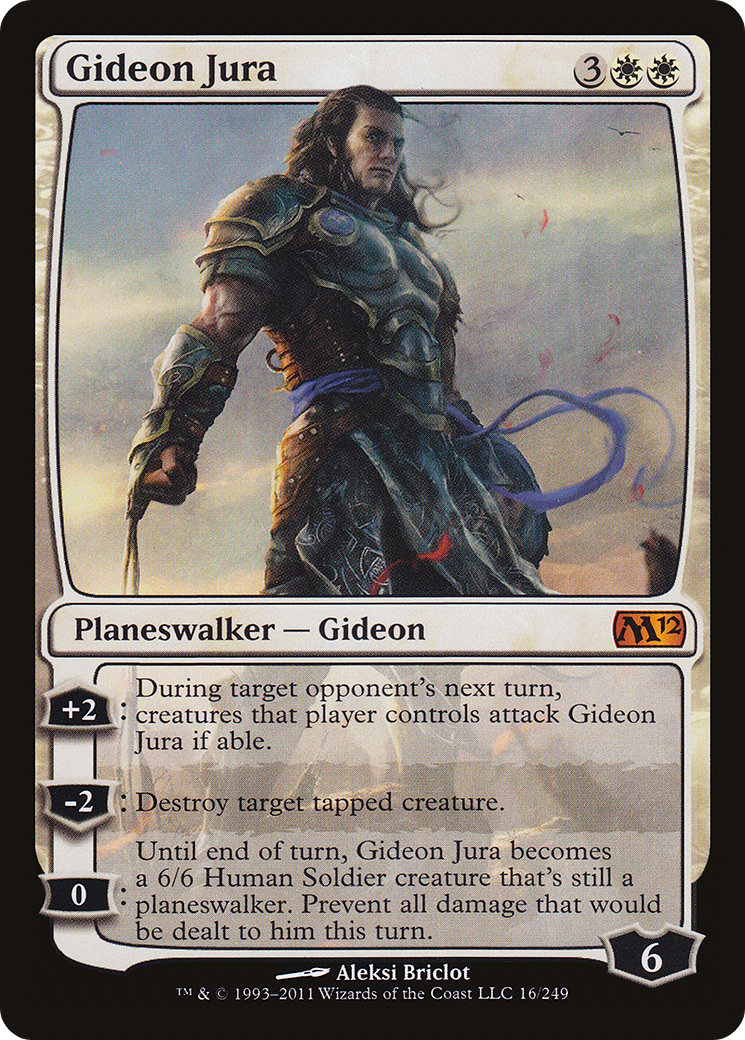 {R} Gideon Jura [Magic 2012][M12 016] - Misty Mountain Games