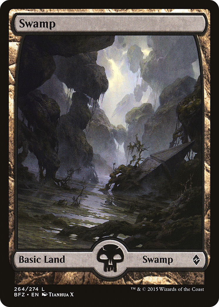 {B}[BFZ 264] Swamp (264) [Battle for Zendikar]