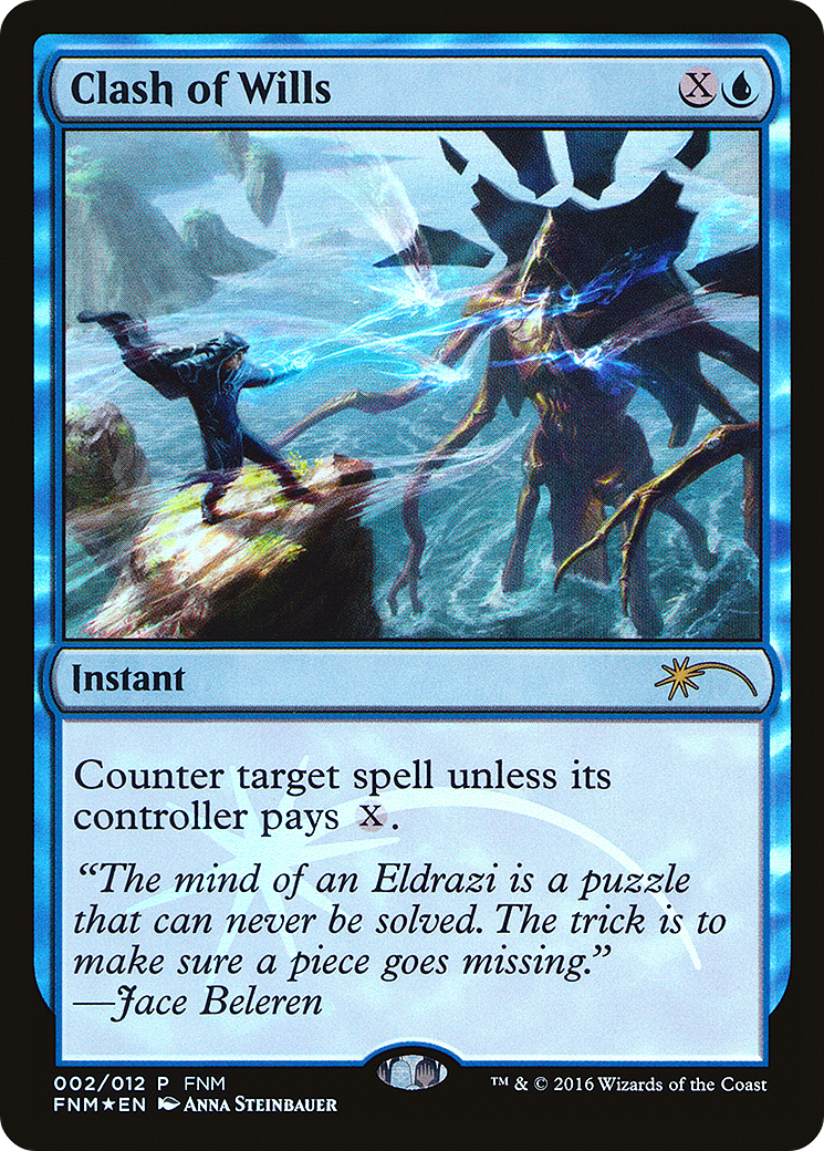 {R} Clash of Wills [Friday Night Magic 2016][PA F16 002] - Misty Mountain Games