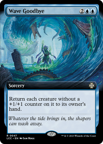 {R} Wave Goodbye (Extended Art) [The Lost Caverns of Ixalan Commander][LCC 047]